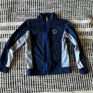 Converse Size 4T navy blue and gray track jacket